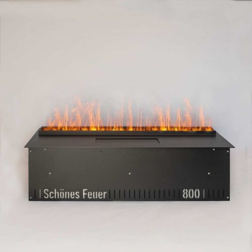 Электроочаг Schönes Feuer 3D FireLine 800 Pro со стальной крышкой в Мытищах