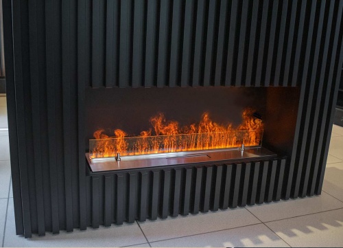 Электроочаг Schönes Feuer 3D FireLine 1000 Pro со стальной крышкой в Мытищах
