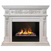 Каминокомплект Real Flame Estella 26 WT (белый дуб)+3D Cassette 630